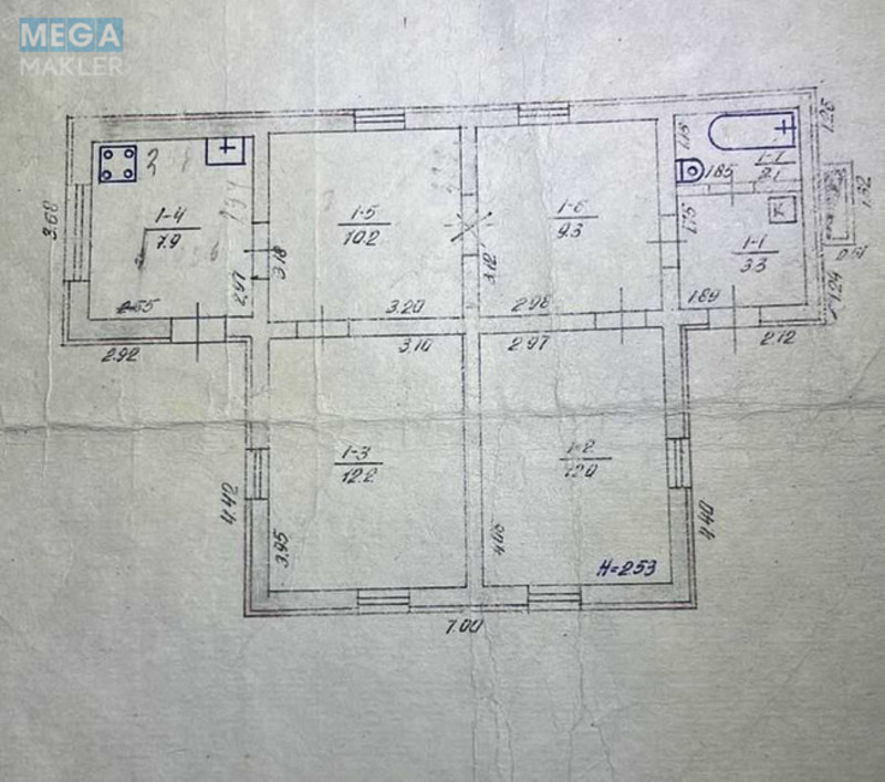Продаж дома, 1&nbsp; поверх, 60&nbsp;кв.м, 4&nbsp;кімнати, ділянка 14&nbsp;соток, <a class="location-link" href="/vasilevka-selo-dp/" title="Недвижимость Василівка">Василівка</a>, Увлаховича (изображение 9)