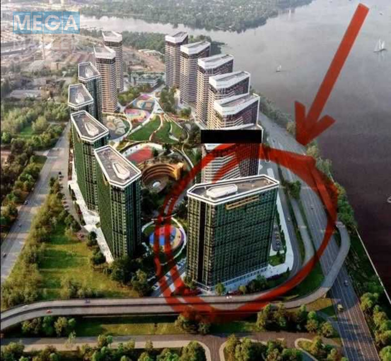 Продаж 2 кімнатної квартири (88/?/37), 25 пов. 26 пов. будинку, <a class="location-link" href="/kiev/" title="Недвижимость Київ">Київ</a>, <a class="location-link" href="/kiev/darnickij/" title="Недвижимость Дарницький район">Дарницький р-н</a>, Причальная ул., 8 (изображение 6)
