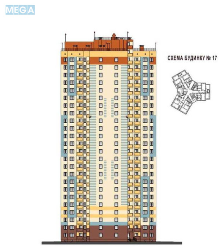 Новобудова, 24 поверхів, <a class="location-link" href="/kiev/" title="Недвижимость Київ">Київ</a>, <a class="location-link" href="/kiev/goloseevskij/" title="Недвижимость Голосіївський район">Голосіївський р-н</a>, Академика Глушкова просп., 6 (изображение 5)