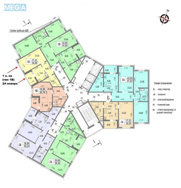 Новобудова, 24 поверхів, <a class="location-link" href="/kiev/" title="Недвижимость Київ">Київ</a>, <a class="location-link" href="/kiev/goloseevskij/" title="Недвижимость Голосіївський район">Голосіївський р-н</a>, Академика Глушкова просп., 6 (изображение 6)