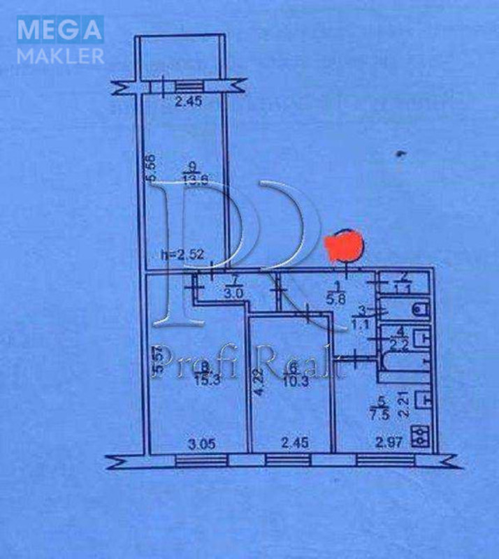 Продаж 3 кімнатної квартири (62/39/8), 3 пов. 9 пов. будинку, <a class="location-link" href="/kiev/" title="Недвижимость Київ">Київ</a>, <a class="location-link" href="/kiev/obolonskij/" title="Недвижимость Оболонський район">Оболонський р-н</a>, Прирічна вулиця, 5 (изображение 13)