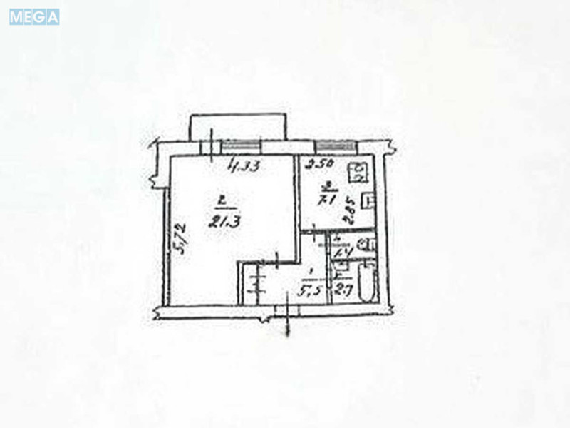Продаж 1 кімнатної квартири (41/21/7,1), 8 пов. 9 пов. будинку, <a class="location-link" href="/kiev/" title="Недвижимость Київ">Київ</a>, <a class="location-link" href="/kiev/dneprovskij/" title="Недвижимость Дніпровський район">Дніпровський р-н</a>, Романа Шухевича просп., 22 (изображение 7)