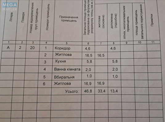 Продаж 2 кімнатної квартири (46,8/33,4/5,8), 2 пов. 5 пов. будинку, <a class="location-link" href="/kiev/" title="Недвижимость Київ">Київ</a>, <a class="location-link" href="/kiev/darnickij/" title="Недвижимость Дарницький район">Дарницький р-н</a>, Бориспольская ул., 43 (изображение 18)