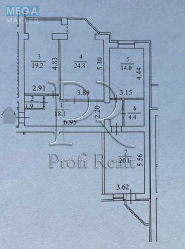 Продаж 3 кімнатної квартири (103/59/19), 9 пов. 15 пов. будинку, <a class="location-link" href="/kiev/" title="Недвижимость Київ">Київ</a>, <a class="location-link" href="/kiev/goloseevskij/" title="Недвижимость Голосіївський район">Голосіївський р-н</a>, Ломоносова вулиця, 54 (изображение 21)