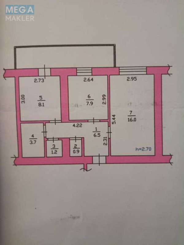 Продаж 2 кімнатної квартири (51/30/9), 5 пов. 15 пов. будинку, <a class="location-link" href="/brovary/" title="Недвижимость Бровари">Бровари</a>, Олімпійська, 8Б (изображение 10)