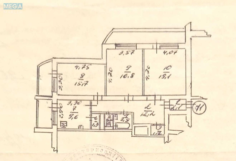 Продаж 3 кімнатної квартири (82/52/10), 16 пов. 16 пов. будинку, <a class="location-link" href="/kiev/" title="Недвижимость Київ">Київ</a>, <a class="location-link" href="/kiev/pecherskij/" title="Недвижимость Печерський район">Печерський р-н</a>, Генерала Алмазова вул., 6 (изображение 22)