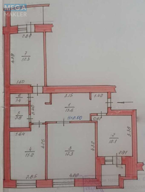 Продаж 3 кімнатної квартири (73/41/10), 4 пов. 9 пов. будинку, <a class="location-link" href="/boyarka/" title="Недвижимость Боярка">Боярка</a>, Гоголя, 52А (изображение 15)