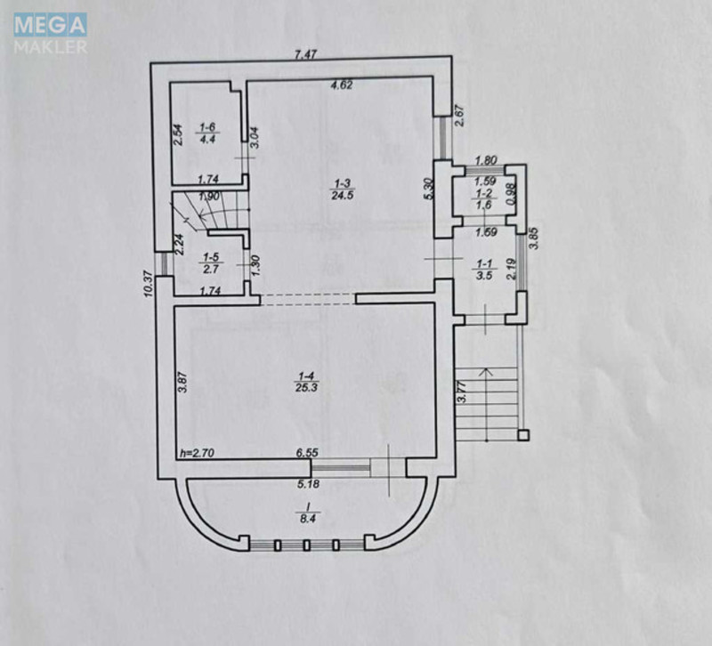Продаж 4 кімнатної квартири (140/?/?), 1 пов. 2 пов. будинку, <a class="location-link" href="/danilovka-selo-kv/" title="Недвижимость Данилівка">Данилівка</a>, Незалежності (изображение 23)