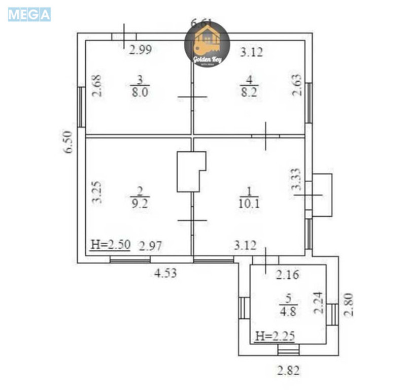 Продаж дома, 2&nbsp;поверху, 50&nbsp;кв.м, 4&nbsp;кімнати, ділянка 6&nbsp;соток, <a class="location-link" href="/chubinskoe/" title="Недвижимость Чубинське">Чубинське</a>, Садово-Дачна (изображение 16)