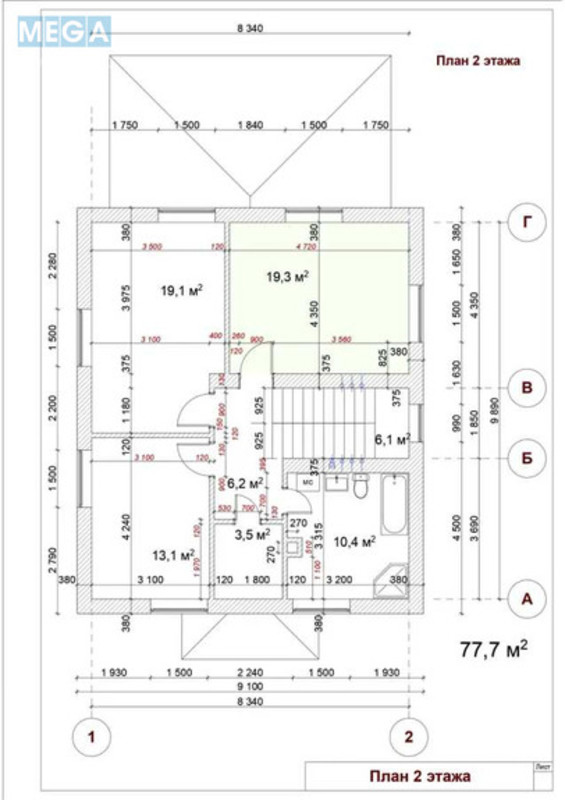 Продаж дома, 2&nbsp;поверху, 150&nbsp;кв.м, 4&nbsp;кімнати, ділянка 5&nbsp;соток, <a class="location-link" href="/kiev/" title="Недвижимость Київ">Київ</a>, <a class="location-link" href="/kiev/svyatoshinskij/" title="Недвижимость Святошинський район">Святошинський р-н</a>, Якова Качури вул. (изображение 12)