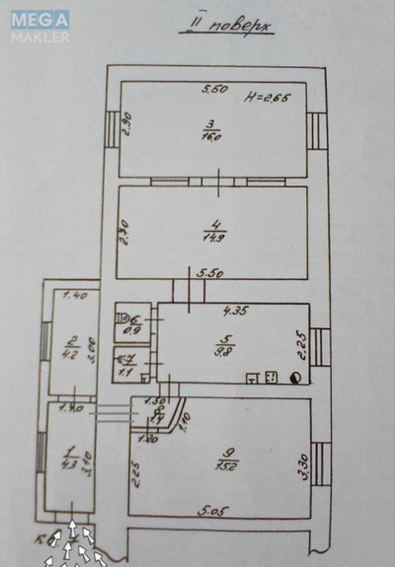 Продаж 3 кімнатної квартири (67/?/10), 2 пов. 2 пов. будинку, <a class="location-link" href="/odessa/" title="Недвижимость Одеса">Одеса</a>, <a class="location-link" href="/odessa/primorskij/" title="Недвижимость Приморський район">Приморський р-н</a>, Водопроводный переулок (изображение 11)