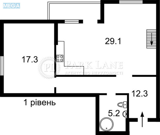 Продаж 3 кімнатної квартири (133/64/29), 25 пов. 26 пов. будинку, <a class="location-link" href="/kiev/" title="Недвижимость Київ">Київ</a>, <a class="location-link" href="/kiev/darnickij/" title="Недвижимость Дарницький район">Дарницький р-н</a>, Єлизавети Чавдар вул., 27 (изображение 2)