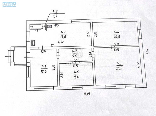 Продаж дома, 1&nbsp; поверх, 85&nbsp;кв.м, 6&nbsp;кімнат, ділянка 15&nbsp;соток, <a class="location-link" href="/ivankov-selo-kv/" title="Недвижимость Іванків">Іванків</a>, Піщана вул., 19а (изображение 7)