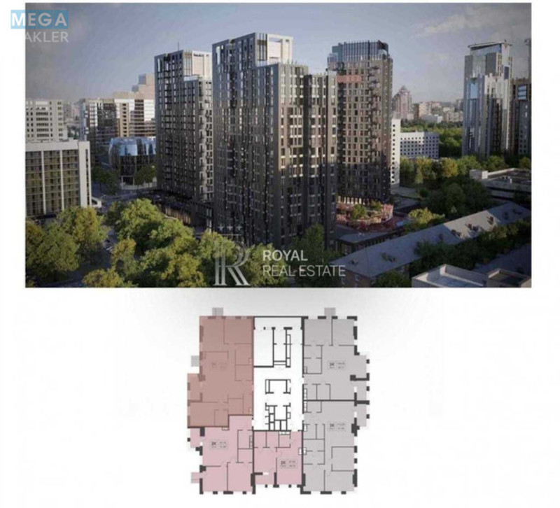 Продаж 4 кімнатної квартири (132/51/30), 18 пов. 23 пов. будинку, <a class="location-link" href="/kiev/" title="Недвижимость Київ">Київ</a>, <a class="location-link" href="/kiev/pecherskij/" title="Недвижимость Печерський район">Печерський р-н</a>, Василя Тютюнника вул., 39/2 (изображение 4)
