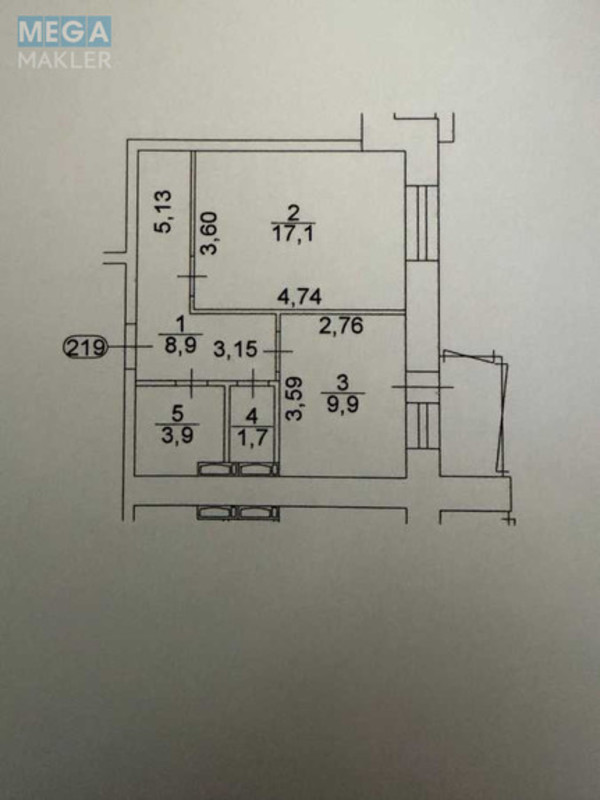 Оренда 1 кімнатної квартири, <a class="location-link" href="/kiev/" title="Недвижимость Київ">Київ</a>, <a class="location-link" href="/kiev/dneprovskij/" title="Недвижимость Дніпровський район">Дніпровський р-н</a>, Комбинатная ул., 25 (изображение 9)