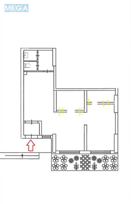 Оренда комерційної нерухомості, 62&nbsp;кв.м, <a class="location-link" href="/kiev/" title="Недвижимость Київ">Київ</a>, <a class="location-link" href="/kiev/dneprovskij/" title="Недвижимость Дніпровський район">Дніпровський р-н</a>, Лобачевского пер., 7 (изображение 4)