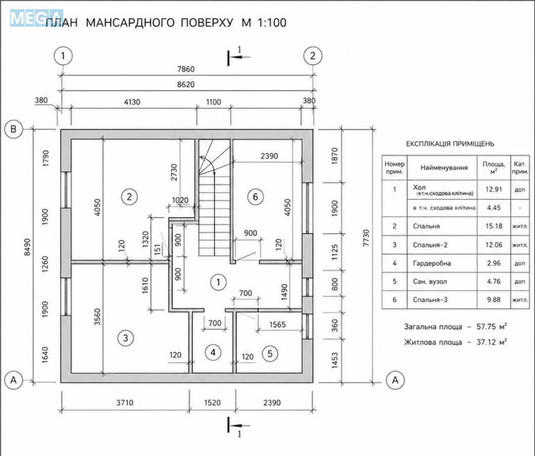 Продаж дома, 2&nbsp;поверху, 115&nbsp;кв.м, 4&nbsp;кімнати, ділянка 8&nbsp;соток, <a class="location-link" href="/malyutyanka/" title="Недвижимость Малютянка">Малютянка</a>, Липовий провулок, 3 (изображение 9)