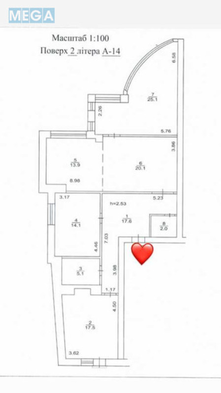 Продаж 3 кімнатної квартири (118/77/14), 2 пов. 14 пов. будинку, <a class="location-link" href="/kiev/" title="Недвижимость Київ">Київ</a>, <a class="location-link" href="/kiev/dneprovskij/" title="Недвижимость Дніпровський район">Дніпровський р-н</a>, Раїси Окіпної вул., 18 (изображение 5)