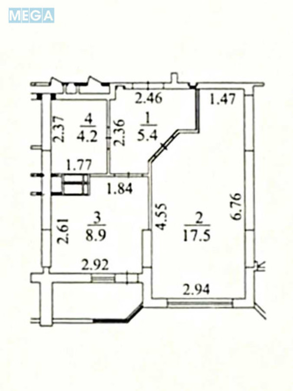 Продаж 1 кімнатної квартири (39,1/17,5/8,9), 3 пов. 18 пов. будинку, <a class="location-link" href="/kiev/" title="Недвижимость Київ">Київ</a>, <a class="location-link" href="/kiev/desnyanskij/" title="Недвижимость Деснянський район">Деснянський р-н</a>, Миколи Закревського вул., 42а (изображение 12)