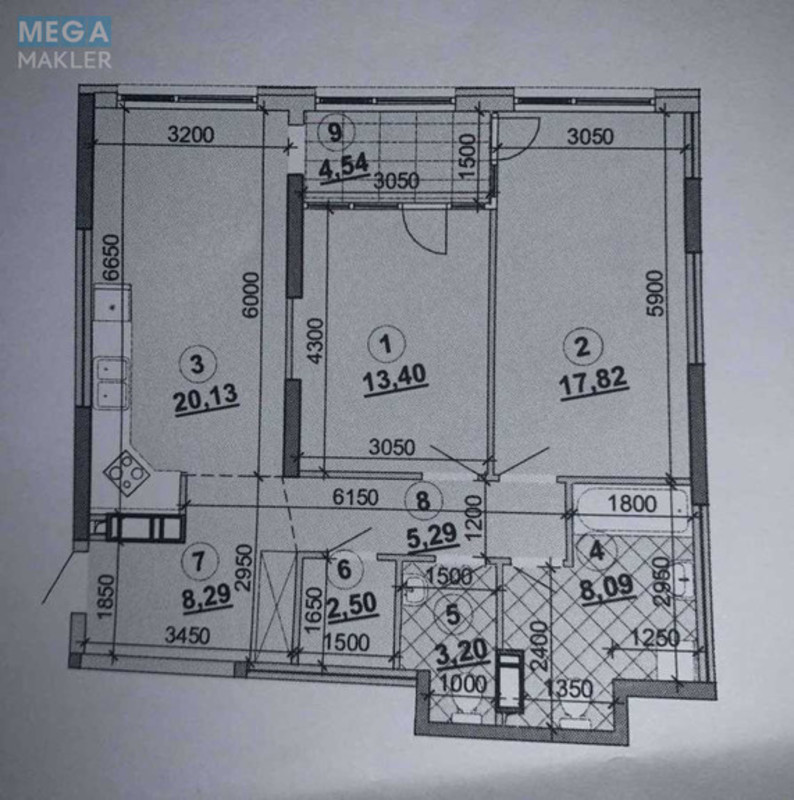 Продаж 2 кімнатної квартири (83,3/31,2/20,1), 16 пов. 26 пов. будинку, <a class="location-link" href="/kiev/" title="Недвижимость Київ">Київ</a>, <a class="location-link" href="/kiev/darnickij/" title="Недвижимость Дарницький район">Дарницький р-н</a>, Дніпровська наб., 15Ж (изображение 12)