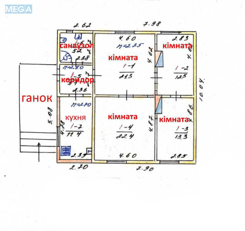 Продаж дома, 1&nbsp; поверх, 91,20&nbsp;кв.м, 4&nbsp;кімнати, ділянка 25&nbsp;соток, <a class="location-link" href="/lipovka-selo-kv/" title="Недвижимость Липівка">Липівка</a>, Киевская (изображение 9)