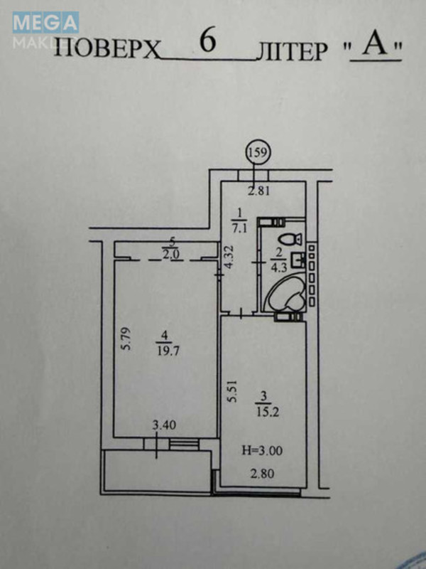 Оренда 1 кімнатної квартири, <a class="location-link" href="/kiev/" title="Недвижимость Київ">Київ</a>, <a class="location-link" href="/kiev/svyatoshinskij/" title="Недвижимость Святошинський район">Святошинський р-н</a>, Академіка Єфремова вул., 8а (изображение 17)