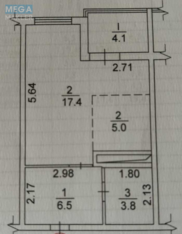 Продаж 1 кімнатної квартири (37/15/9), 19 пов. 25 пов. будинку, <a class="location-link" href="/brovary/" title="Недвижимость Бровари">Бровари</a>, Симона Петлюри, 35 (изображение 14)