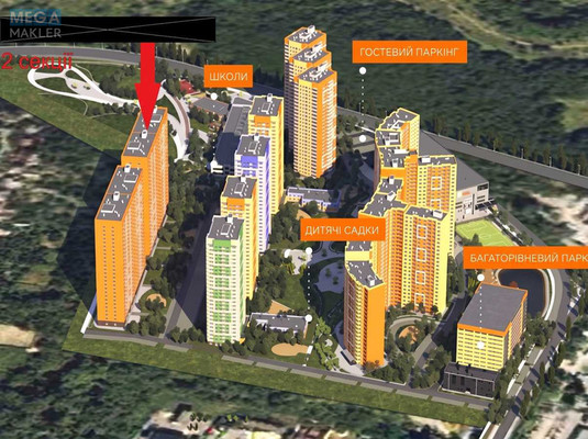 Продаж 1 кімнатної квартири (44,6/18,6/15), 5 пов. 26 пов. будинку, <a class="location-link" href="/kiev/" title="Недвижимость Київ">Київ</a>, <a class="location-link" href="/kiev/goloseevskij/" title="Недвижимость Голосіївський район">Голосіївський р-н</a>, Лисогірський пров., 20 (изображение 6)