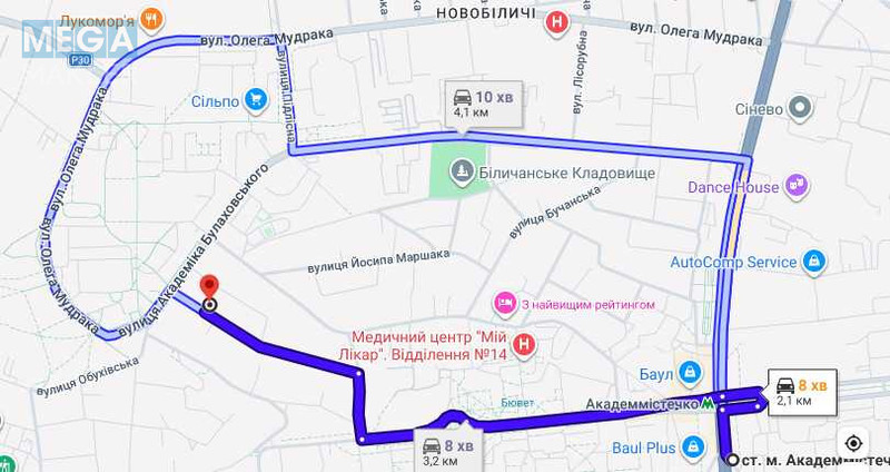 Продажа участка, 12&nbsp;соток, участок под жилую застройку, <a class="location-link" href="/kiev/" title="Недвижимость Київ">Київ</a>, <a class="location-link" href="/kiev/svyatoshinskij/" title="Недвижимость Святошинський район">Святошинський р-н</a>, Володимира Дурдуківського вул. (изображение 4)