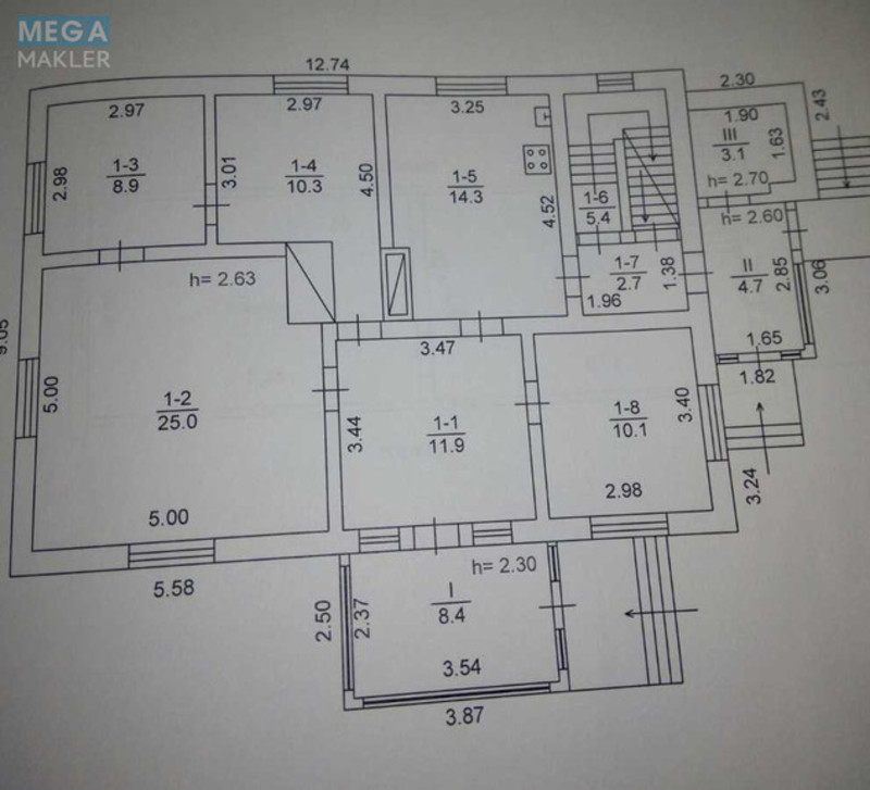 Продаж дома, 1&nbsp; поверх, 98&nbsp;кв.м, 4&nbsp;кімнати, ділянка 25&nbsp;соток, <a class="location-link" href="/vyshgorod/" title="Недвижимость Вишгород">Вишгород</a>, вітряного, 28 (изображение 2)
