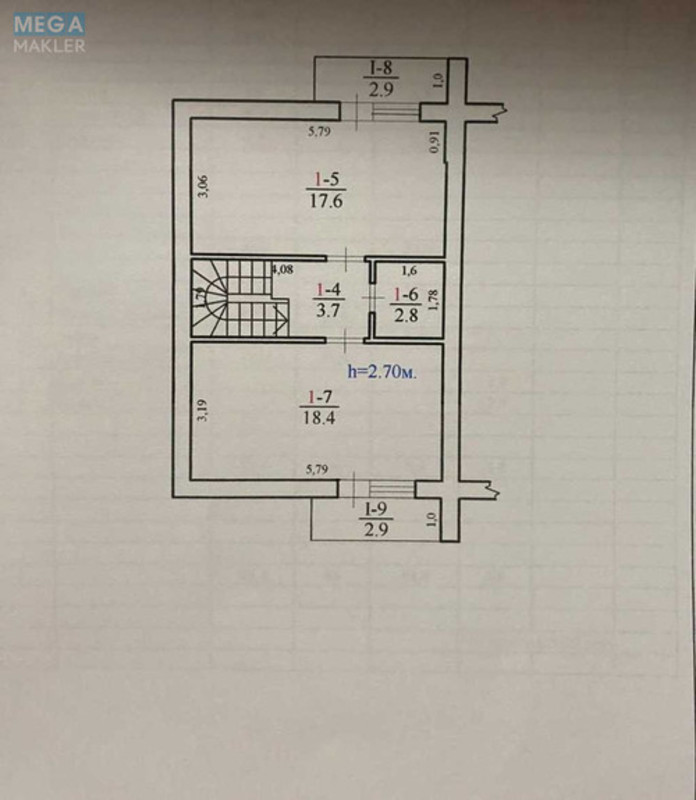 Продаж дома, 2&nbsp;поверху, 90&nbsp;кв.м, 3&nbsp;кімнати, ділянка 1,50&nbsp;сотка, <a class="location-link" href="/remenov/" title="Недвижимость Ременів">Ременів</a>, Куземського (изображение 3)