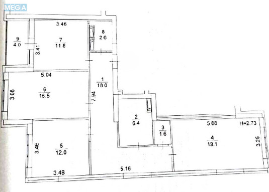 Продаж 3 кімнатної квартири (91/46,6/11,8), 5 пов. 16 пов. будинку, <a class="location-link" href="/kiev/" title="Недвижимость Київ">Київ</a>, <a class="location-link" href="/kiev/podolskij/" title="Недвижимость Подільський район">Подільський р-н</a>, Тираспольська вул., 52 (изображение 21)