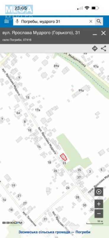 Продажа участка, 25&nbsp;соток, участок под жилую застройку, <a class="location-link" href="/pogreby-selo-kv-brovarskij-rajon/" title="Недвижимость Погреби">Погреби</a>, Ярослава Мудрого 31 (изображение 3)