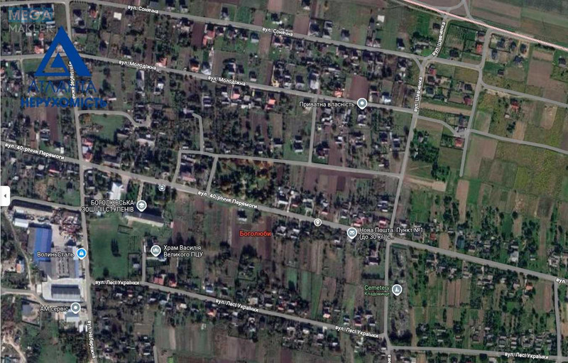 Продажа участка, 25&nbsp;соток, участок под жилую застройку, <a class="location-link" href="/lutsk/" title="Недвижимость Луцьк">Луцьк</a>, Центральна (изображение 2)