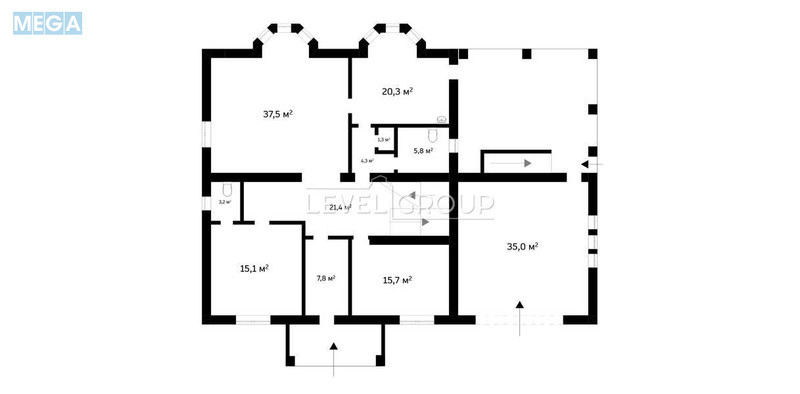 Продаж дома, 2&nbsp;поверху, 419&nbsp;кв.м, 7&nbsp;кімнат, ділянка 10&nbsp;соток, <a class="location-link" href="/kiev/" title="Недвижимость Київ">Київ</a>, <a class="location-link" href="/kiev/desnyanskij/" title="Недвижимость Деснянський район">Деснянський р-н</a>, Радунська вул. (изображение 2)