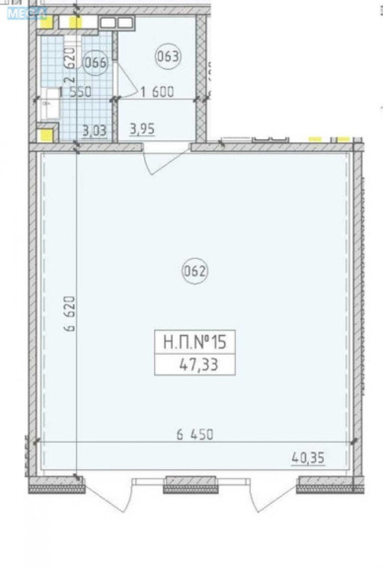 Продаж комерційної нерухомості, 47,33&nbsp;кв.м, под магазин, <a class="location-link" href="/kiev/" title="Недвижимость Київ">Київ</a>, <a class="location-link" href="/kiev/goloseevskij/" title="Недвижимость Голосіївський район">Голосіївський р-н</a>, Михайла Максимовича вул., 24г (изображение 2)