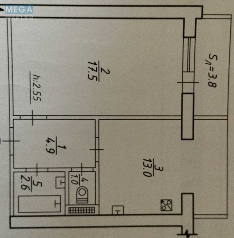 Продаж 1 кімнатної квартири (43/17,5/13), 15 пов. 16 пов. будинку, <a class="location-link" href="/kiev/" title="Недвижимость Київ">Київ</a>, <a class="location-link" href="/kiev/obolonskij/" title="Недвижимость Оболонський район">Оболонський р-н</a>, Полярна вул., 6 (изображение 2)