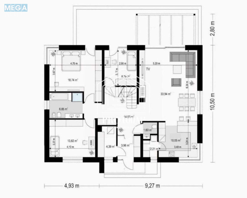 Продаж дома, 1&nbsp; поверх, 127&nbsp;кв.м, 4&nbsp;кімнати, ділянка 7&nbsp;соток, <a class="location-link" href="/ivankovichi/" title="Недвижимость Іванковичі">Іванковичі</a>, дачна (изображение 7)