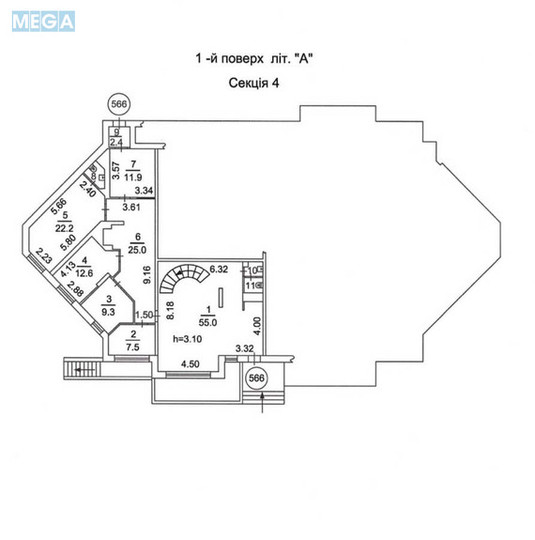 Продаж комерційної нерухомості, 203&nbsp;кв.м, под магазин, <a class="location-link" href="/kiev/" title="Недвижимость Київ">Київ</a>, <a class="location-link" href="/kiev/darnickij/" title="Недвижимость Дарницький район">Дарницький р-н</a>, Княжий Затон вул., 21 (изображение 23)
