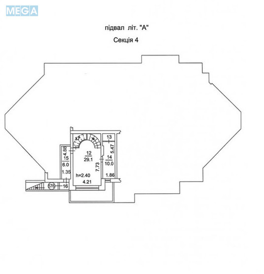 Продаж комерційної нерухомості, 203&nbsp;кв.м, под магазин, <a class="location-link" href="/kiev/" title="Недвижимость Київ">Київ</a>, <a class="location-link" href="/kiev/darnickij/" title="Недвижимость Дарницький район">Дарницький р-н</a>, Княжий Затон вул., 21 (изображение 24)