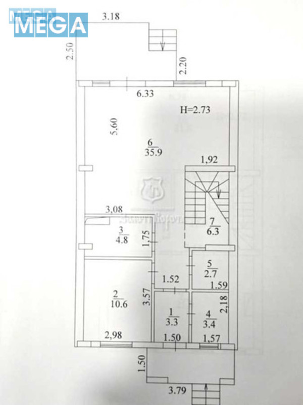 Продаж дома, 3&nbsp;поверху, 200&nbsp;кв.м, 6&nbsp;кімнат, ділянка 1&nbsp;сотка, <a class="location-link" href="/kiev/" title="Недвижимость Київ">Київ</a>, <a class="location-link" href="/kiev/obolonskij/" title="Недвижимость Оболонський район">Оболонський р-н</a>, Богатирський проїзд, 14 (изображение 71)