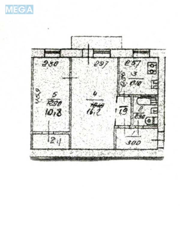 Продаж 2 кімнатної квартири (43,8/27/6,1), 2 пов. 5 пов. будинку, <a class="location-link" href="/kiev/" title="Недвижимость Київ">Київ</a>, <a class="location-link" href="/kiev/dneprovskij/" title="Недвижимость Дніпровський район">Дніпровський р-н</a>, Соборності просп., 8/2 (изображение 5)