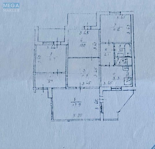 Продаж 4 кімнатної квартири (94,9/53/8,3), 3 пов. 16 пов. будинку, <a class="location-link" href="/kiev/" title="Недвижимость Київ">Київ</a>, <a class="location-link" href="/kiev/desnyanskij/" title="Недвижимость Деснянський район">Деснянський р-н</a>, Марины Цветаевой ул., 10/87 (изображение 24)