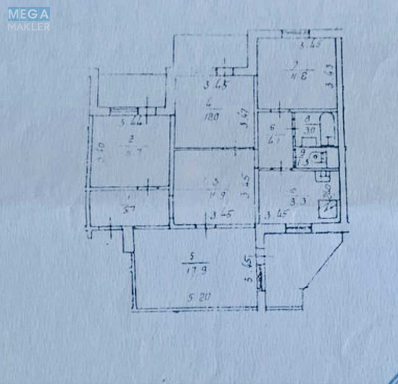 Продаж 4 кімнатної квартири (94,9/53/8,3), 3 пов. 16 пов. будинку, <a class="location-link" href="/kiev/" title="Недвижимость Київ">Київ</a>, <a class="location-link" href="/kiev/desnyanskij/" title="Недвижимость Деснянський район">Деснянський р-н</a>, Марины Цветаевой ул., 10/87 (изображение 24)