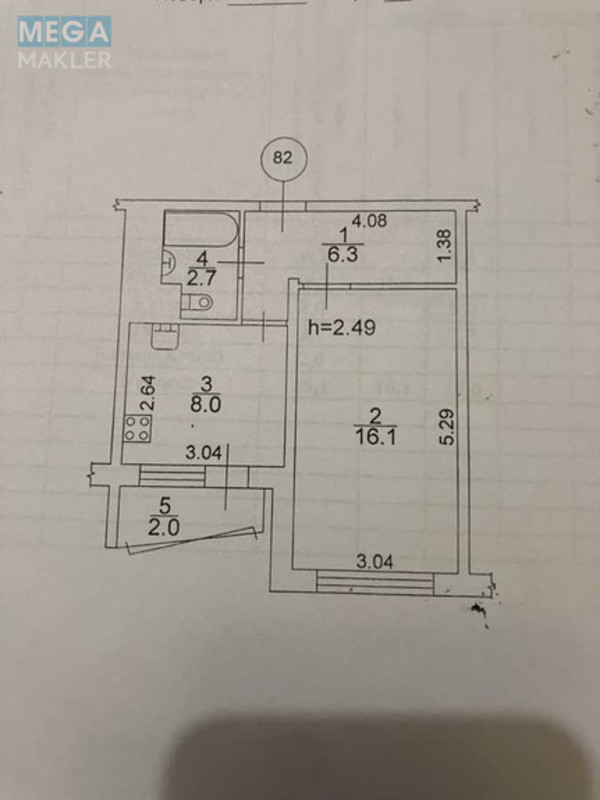 Оренда 1 кімнатної квартири, <a class="location-link" href="/kiev/" title="Недвижимость Київ">Київ</a>, <a class="location-link" href="/kiev/obolonskij/" title="Недвижимость Оболонський район">Оболонський р-н</a>, Оболонський просп., 9 (изображение 12)