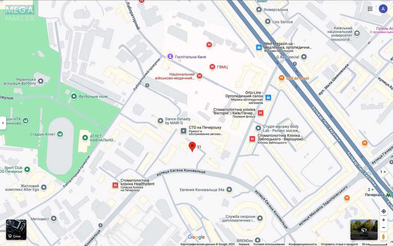 Продаж комерційної нерухомості, 1&nbsp;074&nbsp;кв.м, под офис, <a class="location-link" href="/kiev/" title="Недвижимость Київ">Київ</a>, <a class="location-link" href="/kiev/pecherskij/" title="Недвижимость Печерський район">Печерський р-н</a>, Євгена Коновальця вул., 31 (изображение 4)