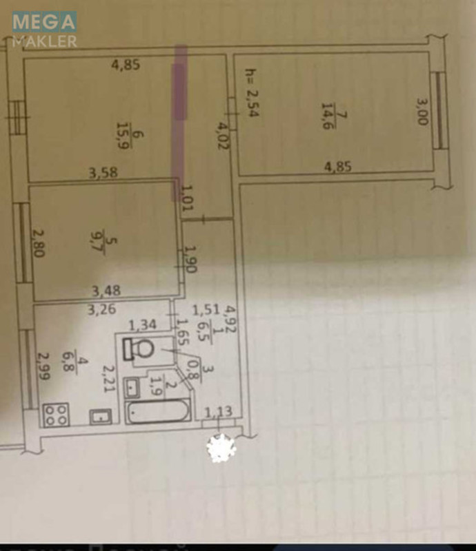 Продаж 3 кімнатної квартири (60/42/7), 1 пов. 9 пов. будинку, <a class="location-link" href="/kiev/" title="Недвижимость Київ">Київ</a>, <a class="location-link" href="/kiev/desnyanskij/" title="Недвижимость Деснянський район">Деснянський р-н</a>, Лісовий просп. (изображение 2)
