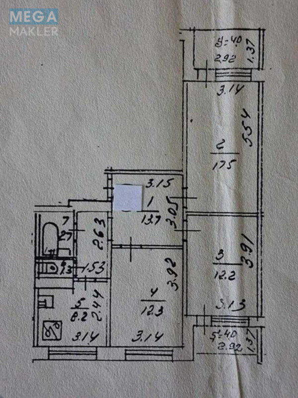 Продаж 3 кімнатної квартири (76/45/8,5), 7 пов. 16 пов. будинку, <a class="location-link" href="/kiev/" title="Недвижимость Київ">Київ</a>, <a class="location-link" href="/kiev/podolskij/" title="Недвижимость Подільський район">Подільський р-н</a>, Квітневий пров., 12 (изображение 2)