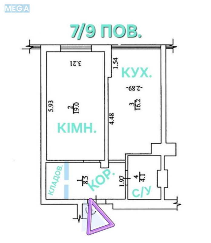 Оренда 1 кімнатної квартири, <a class="location-link" href="/irpen/" title="Недвижимость Ірпінь">Ірпінь</a>, 11 лінія, 4 (изображение 3)