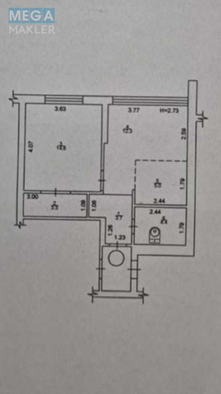 Продаж 1 кімнатної квартири (43,3/27,1/10), 11 пов. 25 пов. будинку, <a class="location-link" href="/kiev/" title="Недвижимость Київ">Київ</a>, <a class="location-link" href="/kiev/goloseevskij/" title="Недвижимость Голосіївський район">Голосіївський р-н</a>, Ясинуватський пров., 10 (изображение 10)